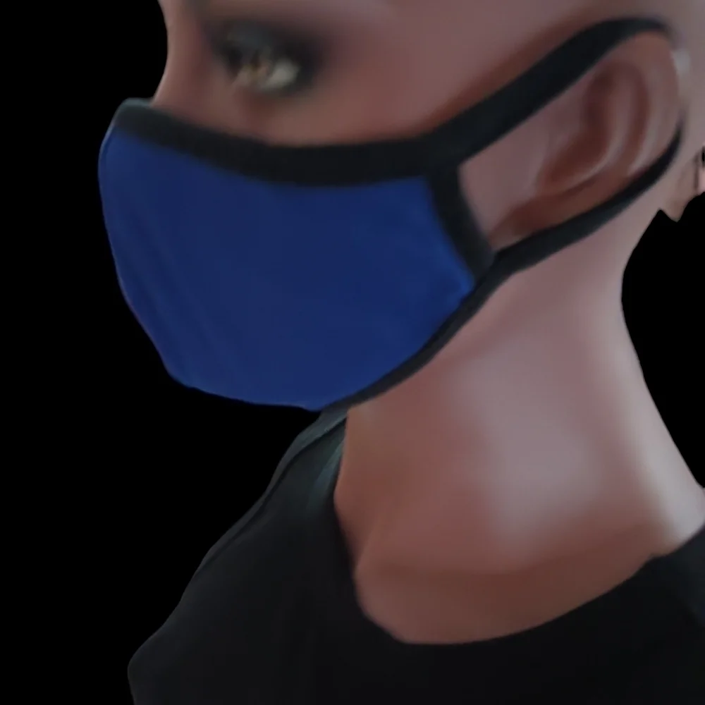 Royal Blue Unisex Face Mask Reusable Washable